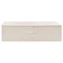 Voir la diapositive 3 : VIDAXL Boîte de rangement Tissu 70x40x18 cm Creme