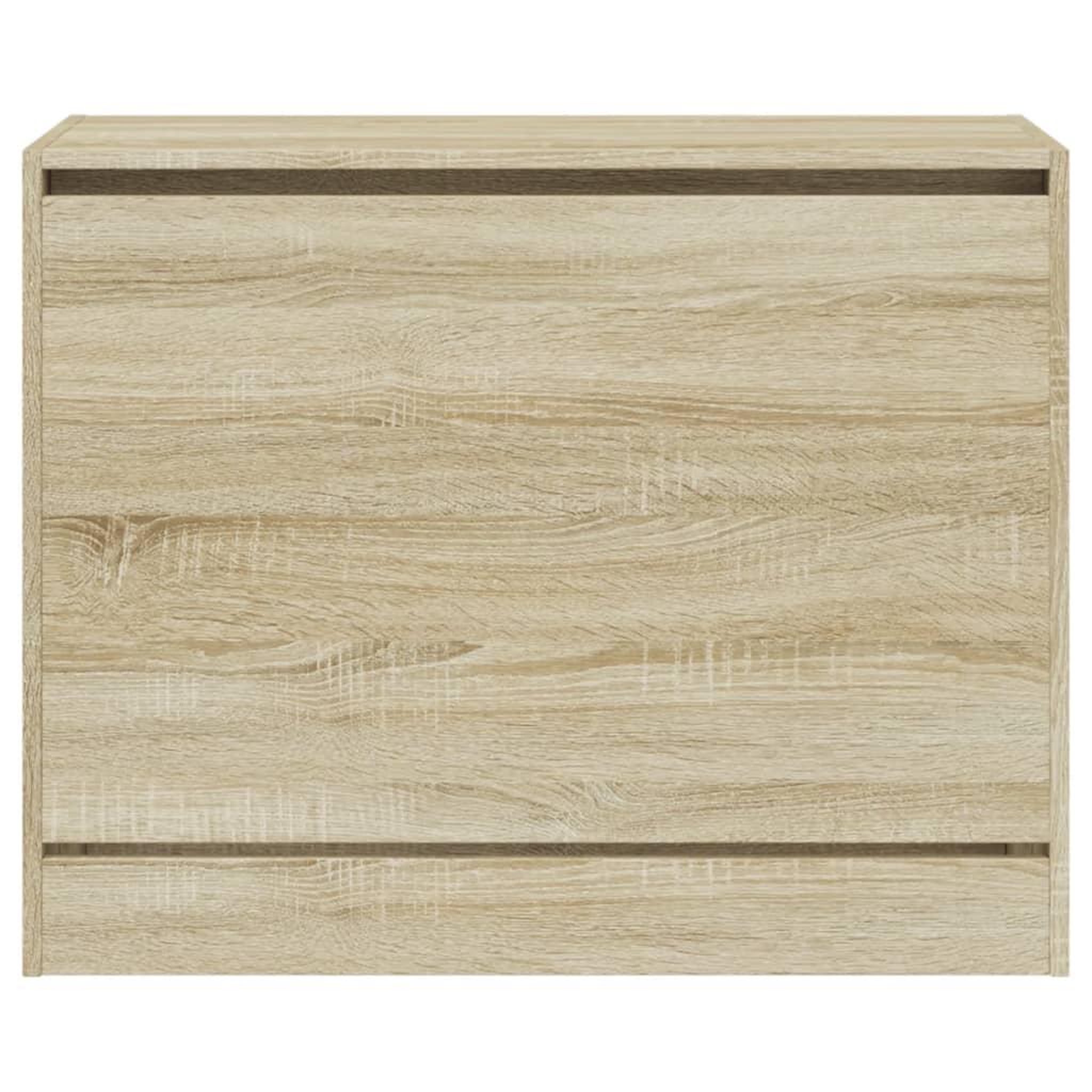 Voir la diapositive 5 : VIDAXL Armoire a chaussures chene sonoma 80x34x63 cm bois d'ingenierie