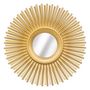 Voir la diapositive 2 : ATMOSPHERA Lot de 3 Miroirs Muraux  Amed  25cm Or