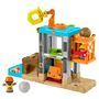 Voir la diapositive 2 : Fisher price Little People coffret Chantier Fisher-Price 