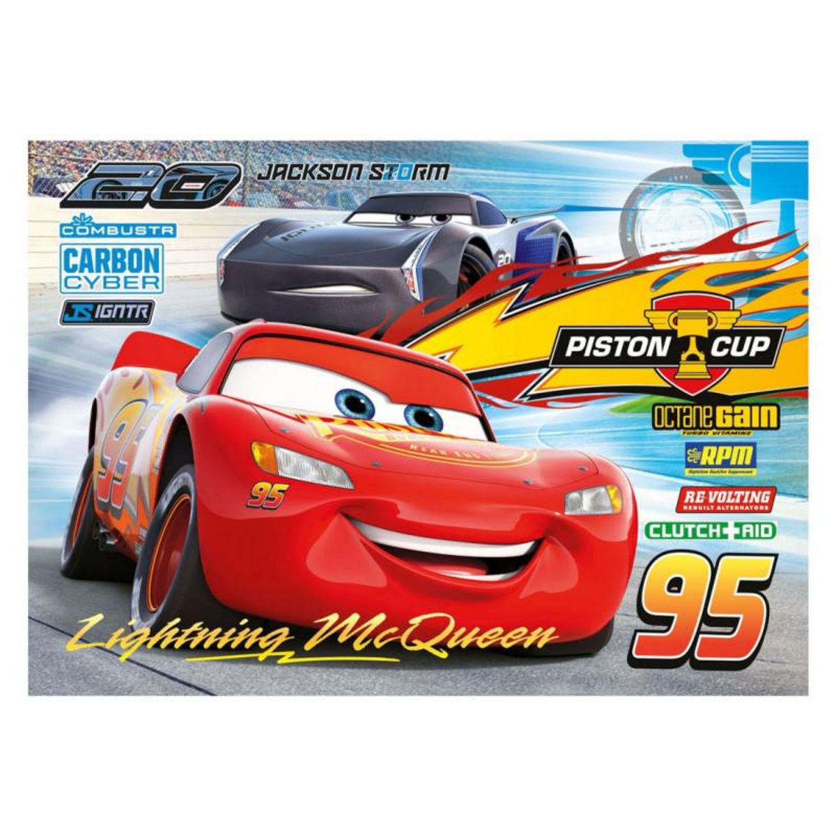 CLEMENTONI Clementoni Jigsaw Puzzle Super Color Cars 3, 60 pcs. 26973