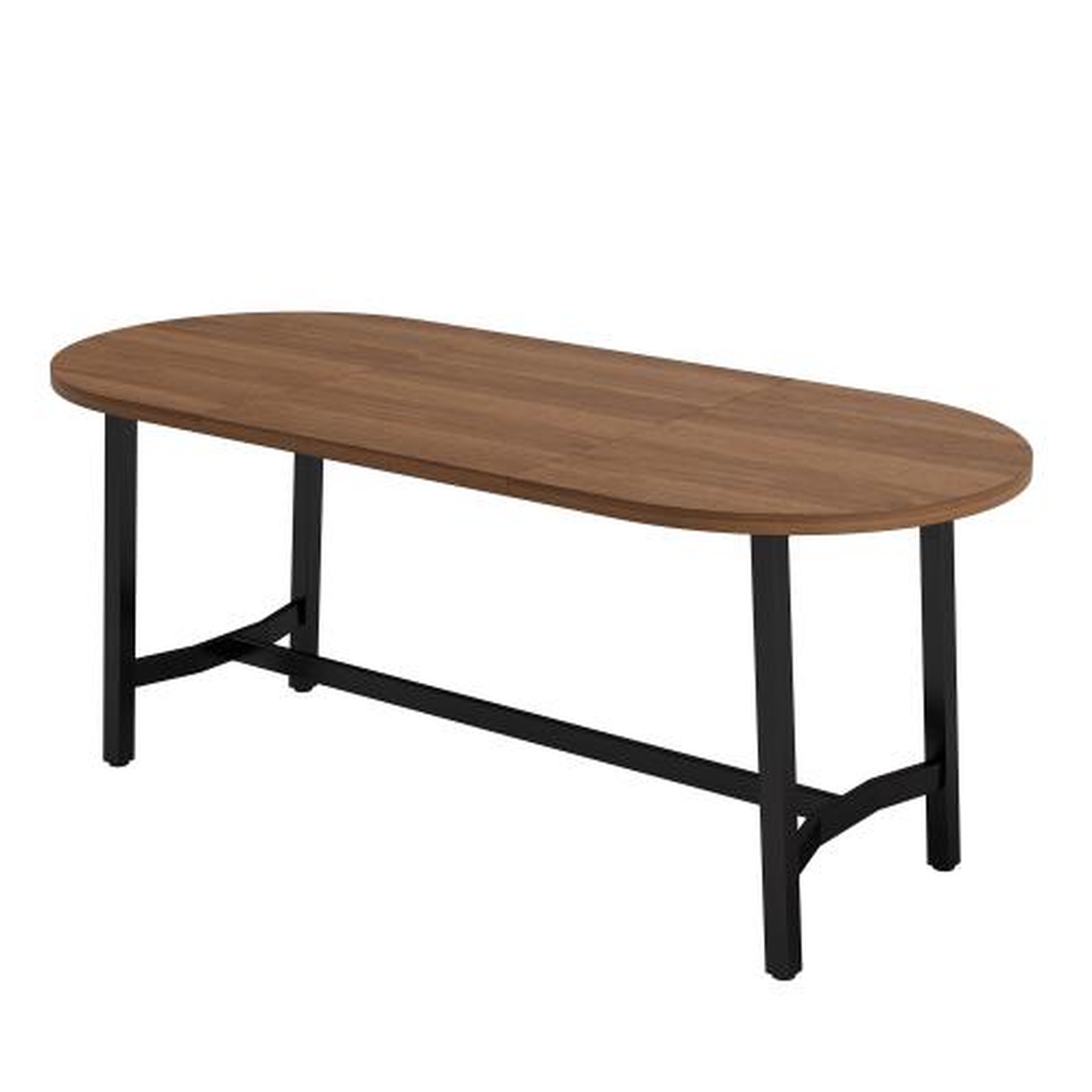 Voir la diapositive 5 : MERAX Table à manger 180x80 cm pour 6-8 personnes avec pieds en métal