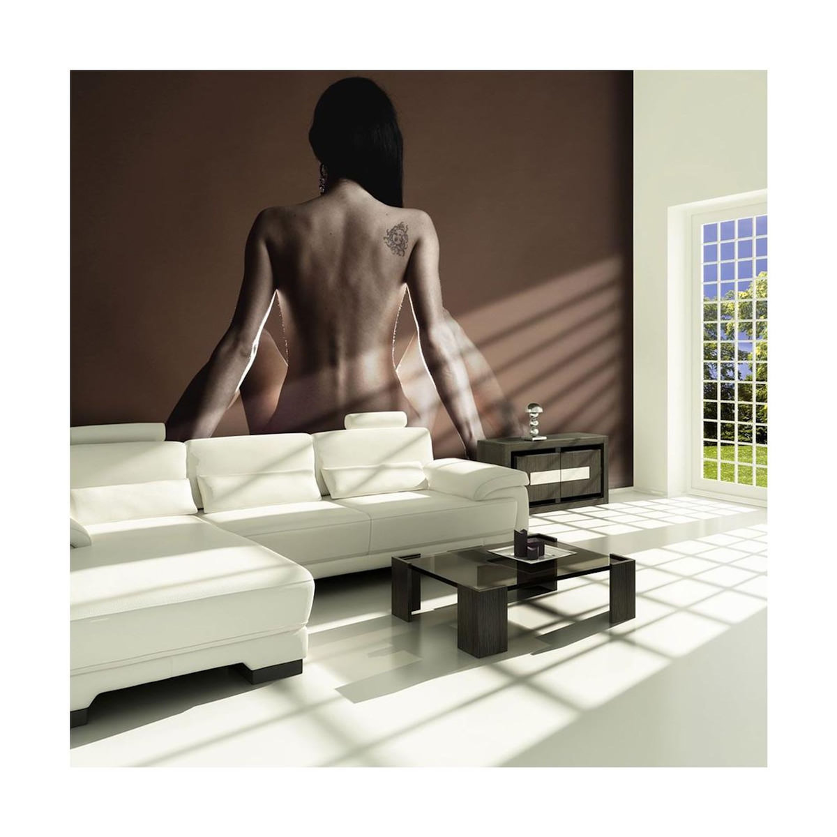 Paris Prix Papier Peint  Femme avec un Tatouage