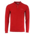 HUNGARIA Polo Manches Longues  Homme Hungaria Merapi. Coloris disponibles : Rouge