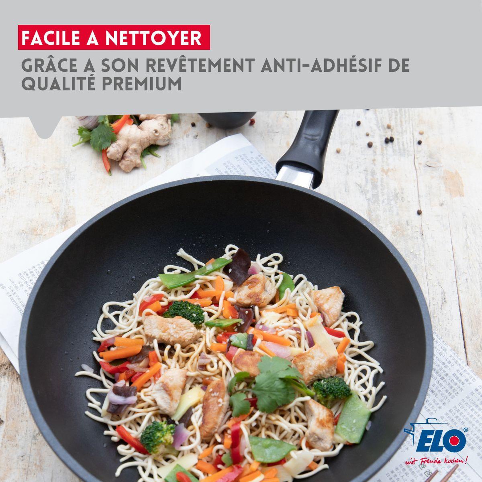 Voir la diapositive 6 : ELO Poêle à frire 20 cm sans pfas elo alucast