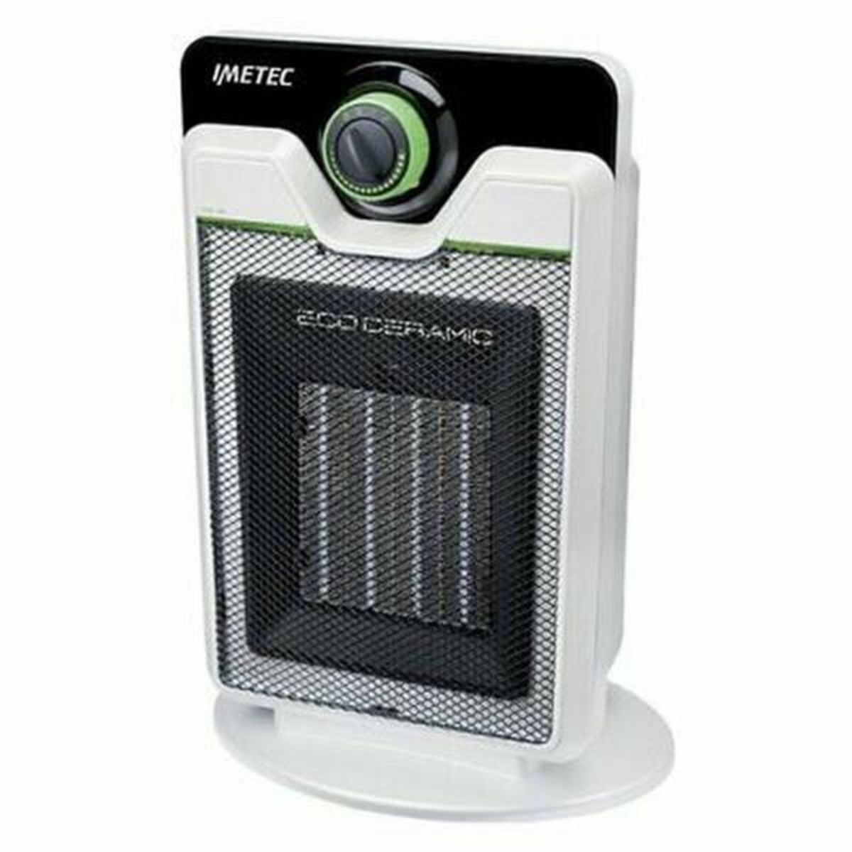MARKET24 Emetteur Thermique Numérique IMETEC 4033 ECOCERAMIC Blanc/Noir 2000 W