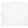 Voir la diapositive 6 : VIDAXL Protecteur de table transparent 80x80 cm 2 mm PVC