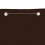 Voir la diapositive 3 : VIDAXL Ecran de balcon Marron 80x240 cm Tissu Oxford