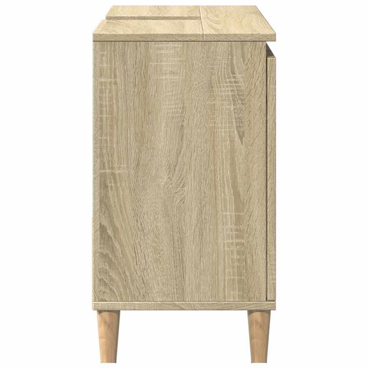 VIDAXL Armoire salle de bain chene sonoma 65x33x60 cm