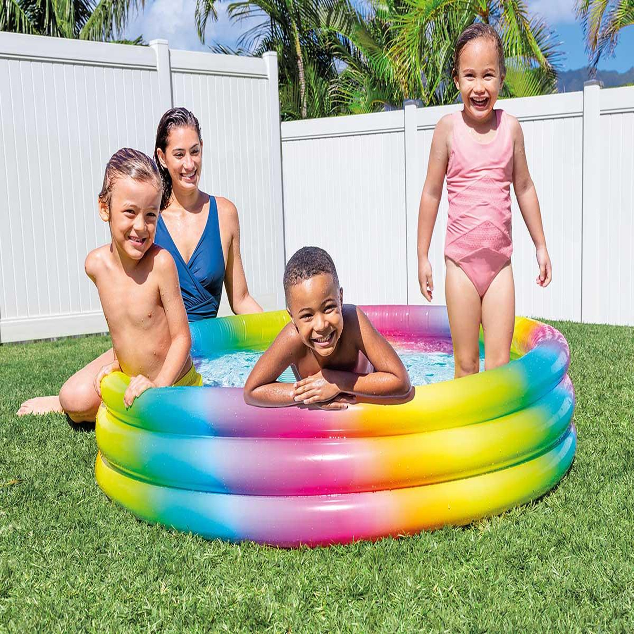 INTEX Piscine gonflable Arc-en-ciel - Intex