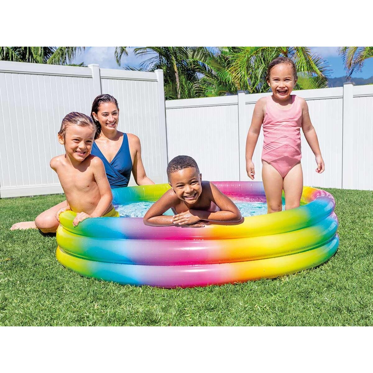 INTEX Piscine gonflable Arc-en-ciel - Intex