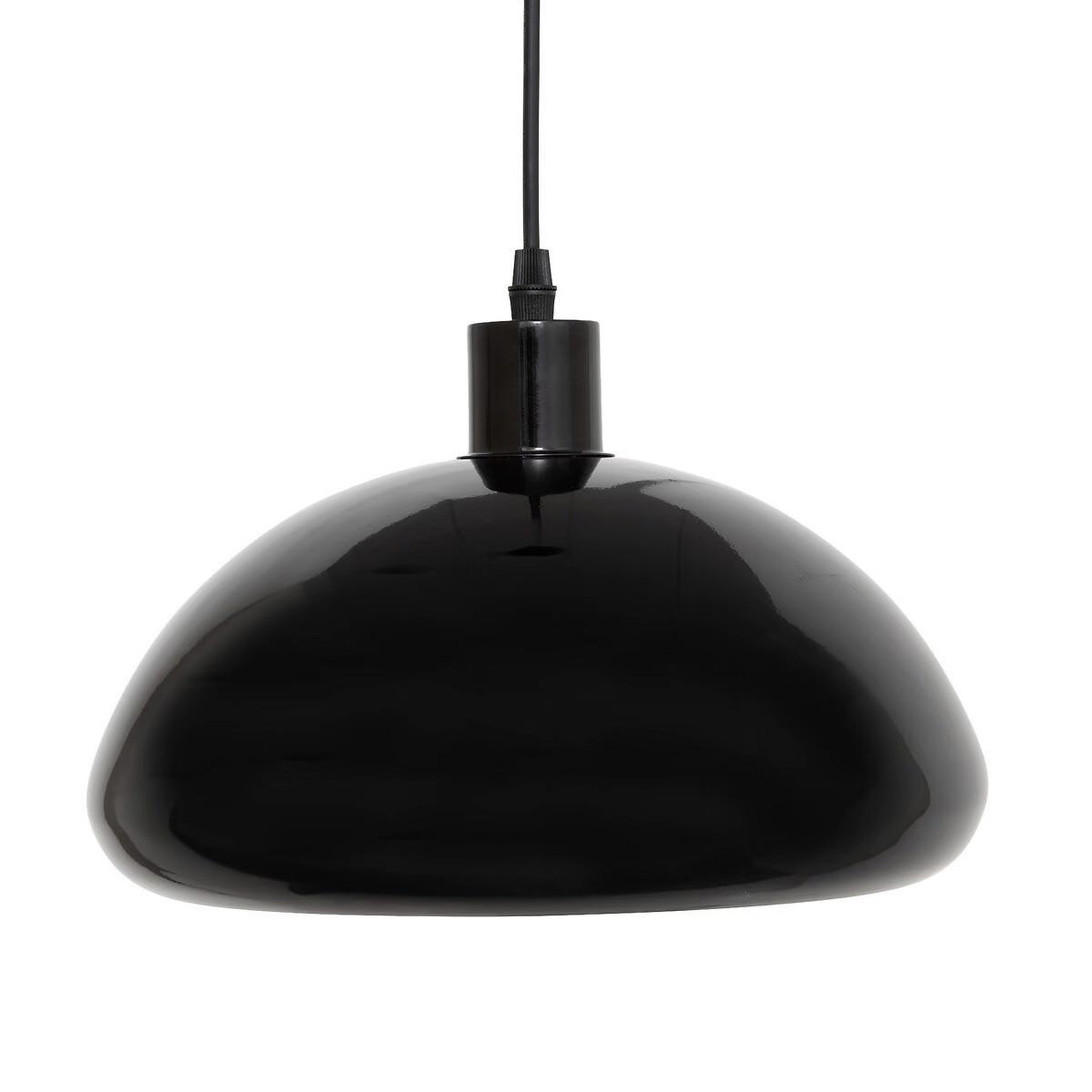 Voir la diapositive 2 : ATMOSPHERA Lampe suspension champignon  savio  27cm noir