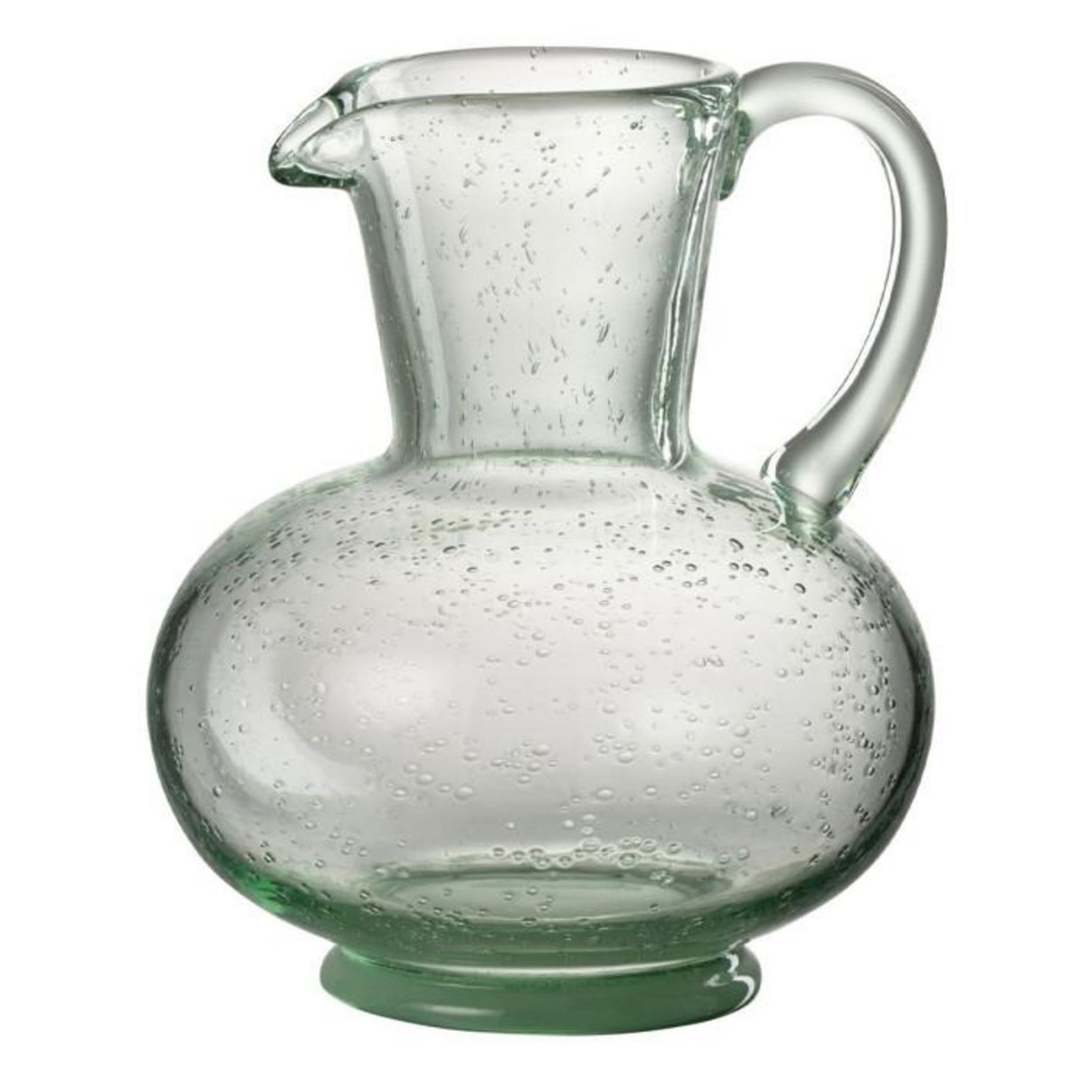 Paris Prix Carafe Design en Verre  Boule  21cm Vert