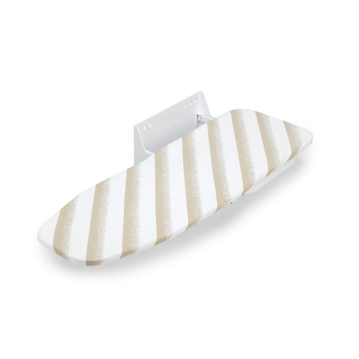 EMUCA SRL Table à repasser murale pliante Iron Wall -  pivotante 180º -  en acier et en bois -  Blanc