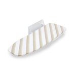 EMUCA SRL Table à repasser murale pliante Iron Wall -  pivotante 180º -  en acier et en bois -  Blanc