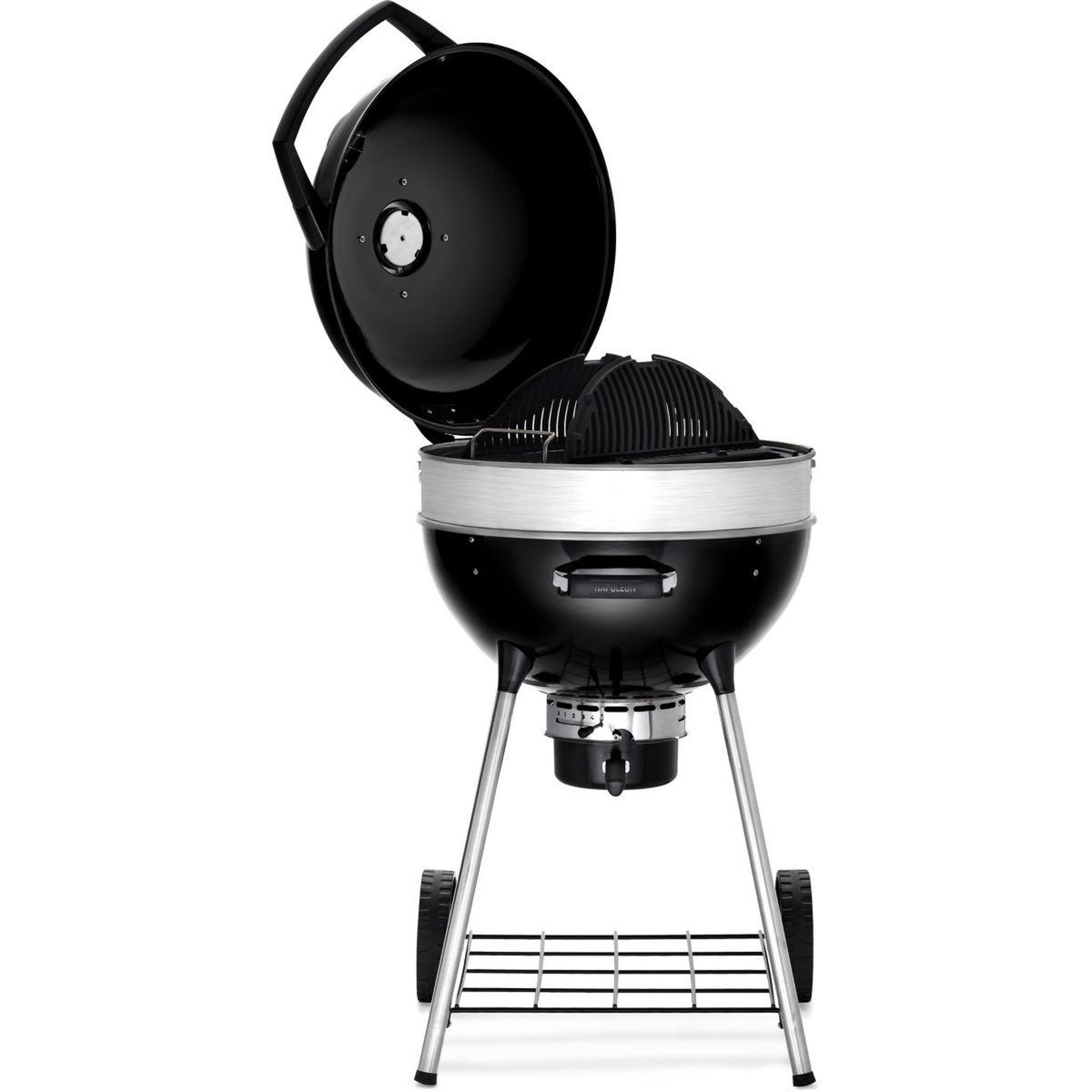 Voir la diapositive 3 : NAPOLEON Barbecue charbon kettle pro noir sur pieds 57cm