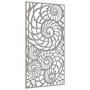 Voir la diapositive 3 : VIDAXL Decoration murale de jardin 105x55 cm acier corten design coque