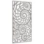 Voir la diapositive 3 : VIDAXL Decoration murale de jardin 105x55 cm acier corten design coque