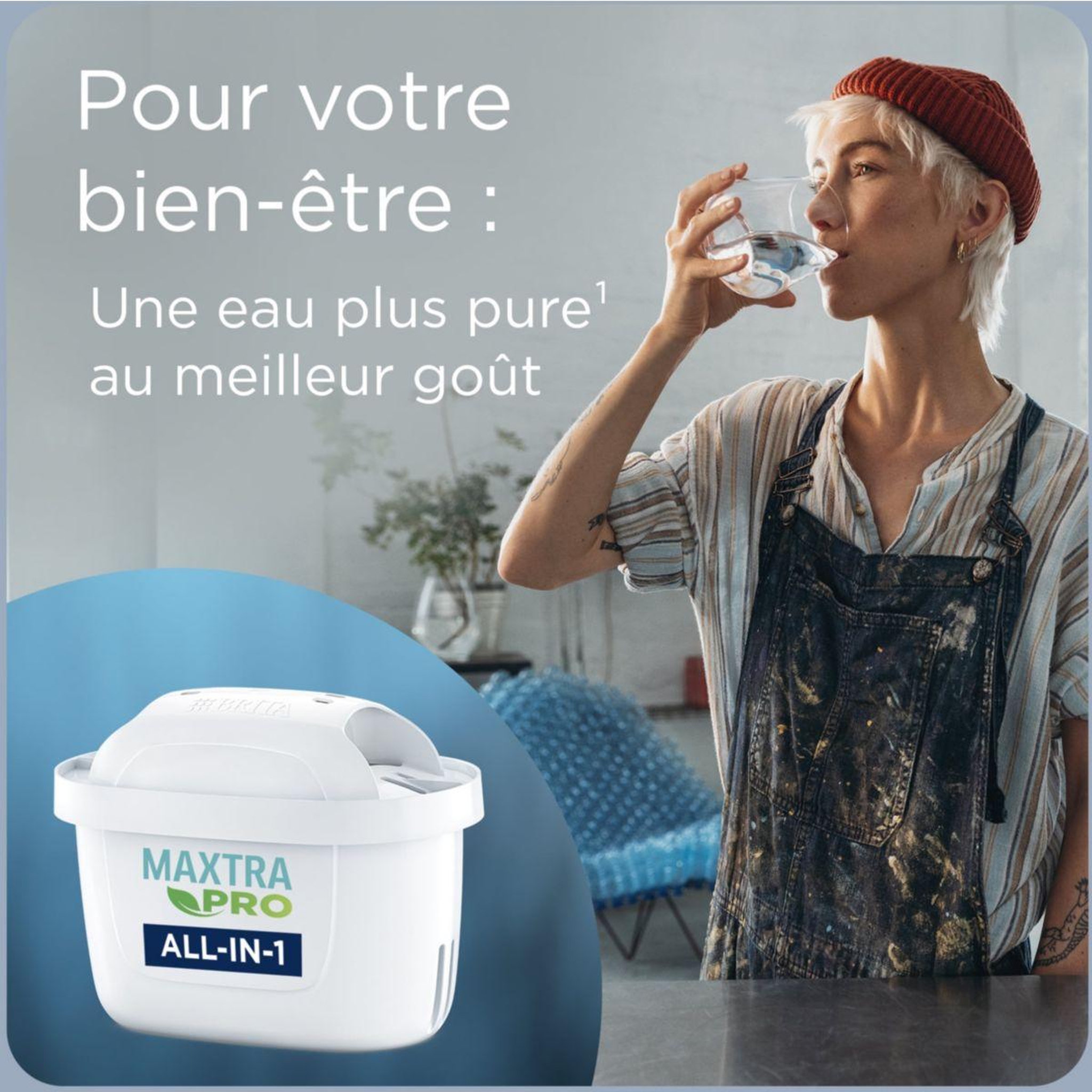 Voir la diapositive 5 : Brita Carafe filtrante style bleu