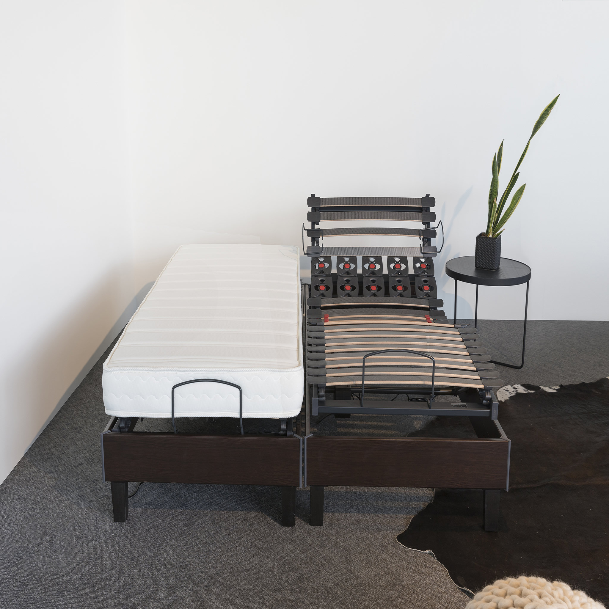 Voir la diapositive 3 : PRESTIGE Collection Ensemble relaxation TPR mousse mémoire de forme 180x200 cm CONFORT MEMORY