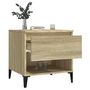 Voir la diapositive 5 : VIDAXL Tables d'appoint 2 pcs Chene sonoma 50x46x50 cm Bois ingenierie