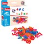 Voir la diapositive 2 : JEUJURA Coffret 50 lettres majuscules, chiffres et signes