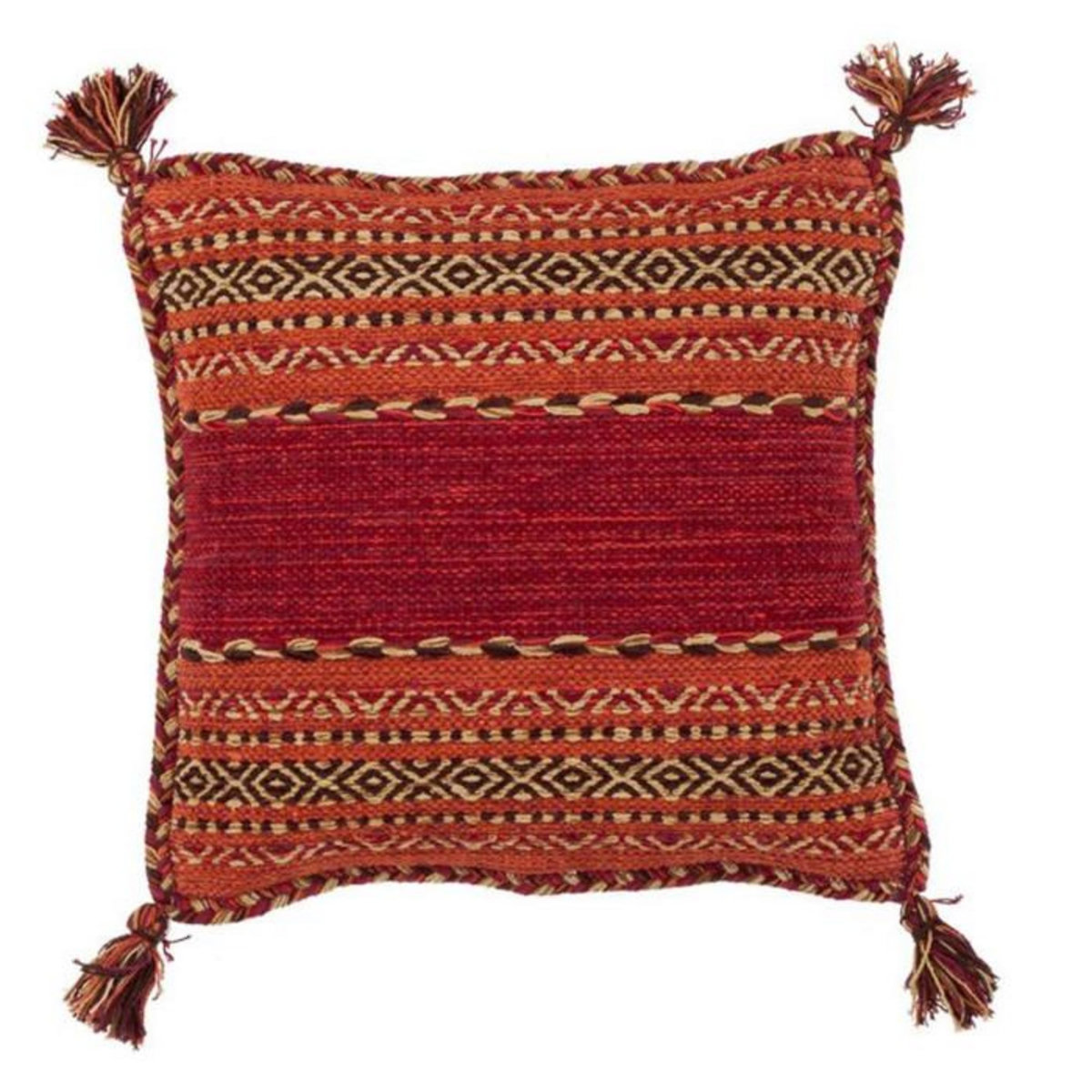 Paris Prix Coussin Déco  Alhambra  45x45cm Rouge