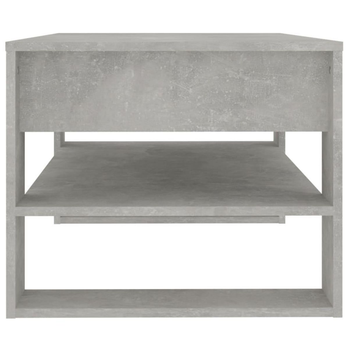 VIDAXL Table basse Gris beton 102x55x45 cm Bois d'ingenierie