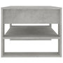 Voir la diapositive 4 : VIDAXL Table basse Gris beton 102x55x45 cm Bois d'ingenierie