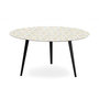Voir la diapositive 4 : Paris Prix Table Basse 2 Covers  Scandinave  90cm Noir