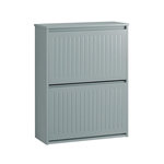 SOBUY SoBuy - Meuble À Chaussures 2 portes - Nordique - FSR165-K. Coloris disponibles : Noir, Blanc