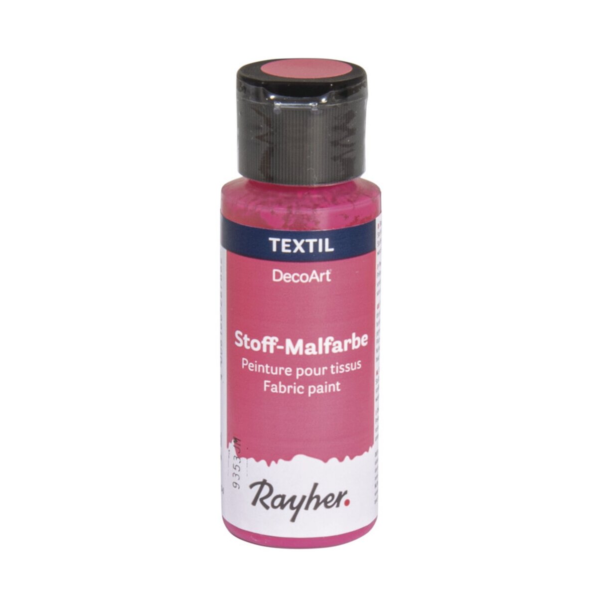 Rayher Peinture pour tissus, Hot - pink, flacon 59ml
