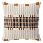 ATMOSPHERA Coussin Déco Jacquard  Disso  40x40cm Beige Lin