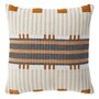 Voir la diapositive 1 : ATMOSPHERA Coussin Déco Jacquard  Disso  40x40cm Beige Lin