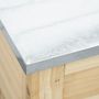 Voir la diapositive 4 : OUTSUNNY Banc coffre de jardin 2 en 1 - dim. 110L x 50l x 50H cm - charge max. 120 Kg - bois sapin pré-huilé acier galvanisé