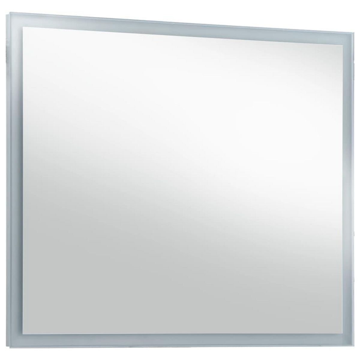 VIDAXL Miroir mural a LED pour salle de bains 80x60 cm