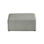 Voir la diapositive 6 : BEST MOBILIER Topaze - pouf - en tissu velours relief