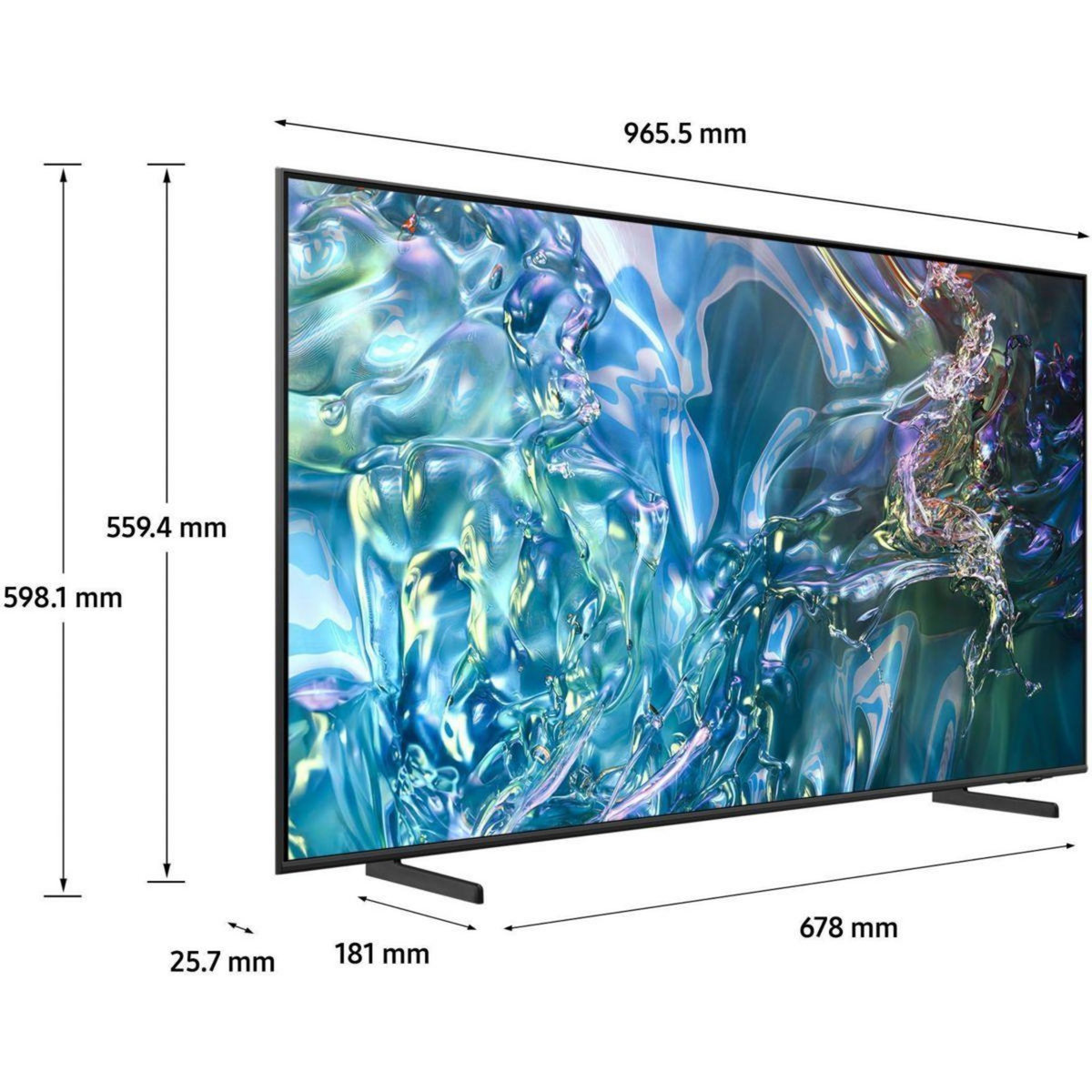 Samsung TV QLED TQ43Q67D 4K UHD AI Smart TV 2024