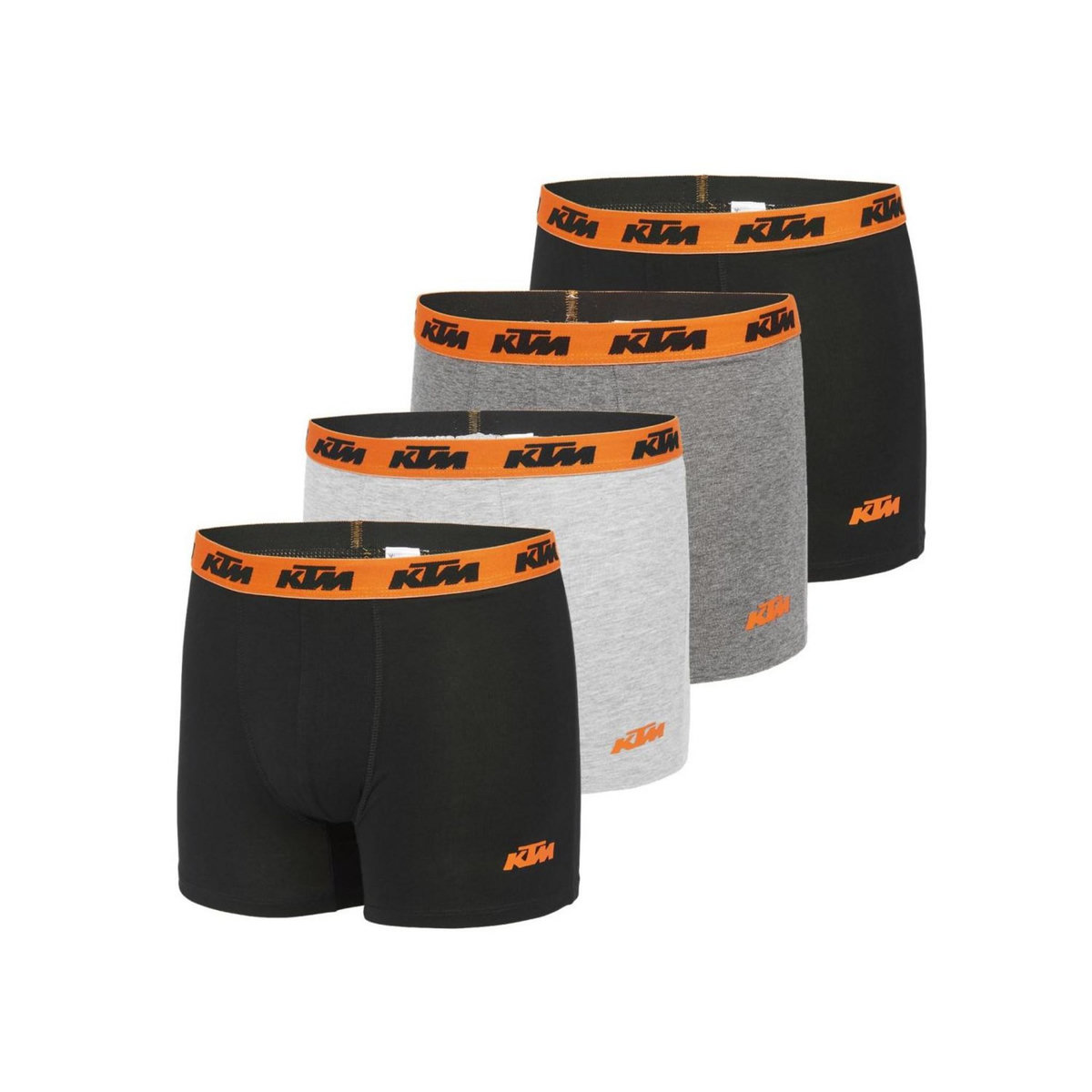 KTM Lot de 4 boxers en coton homme