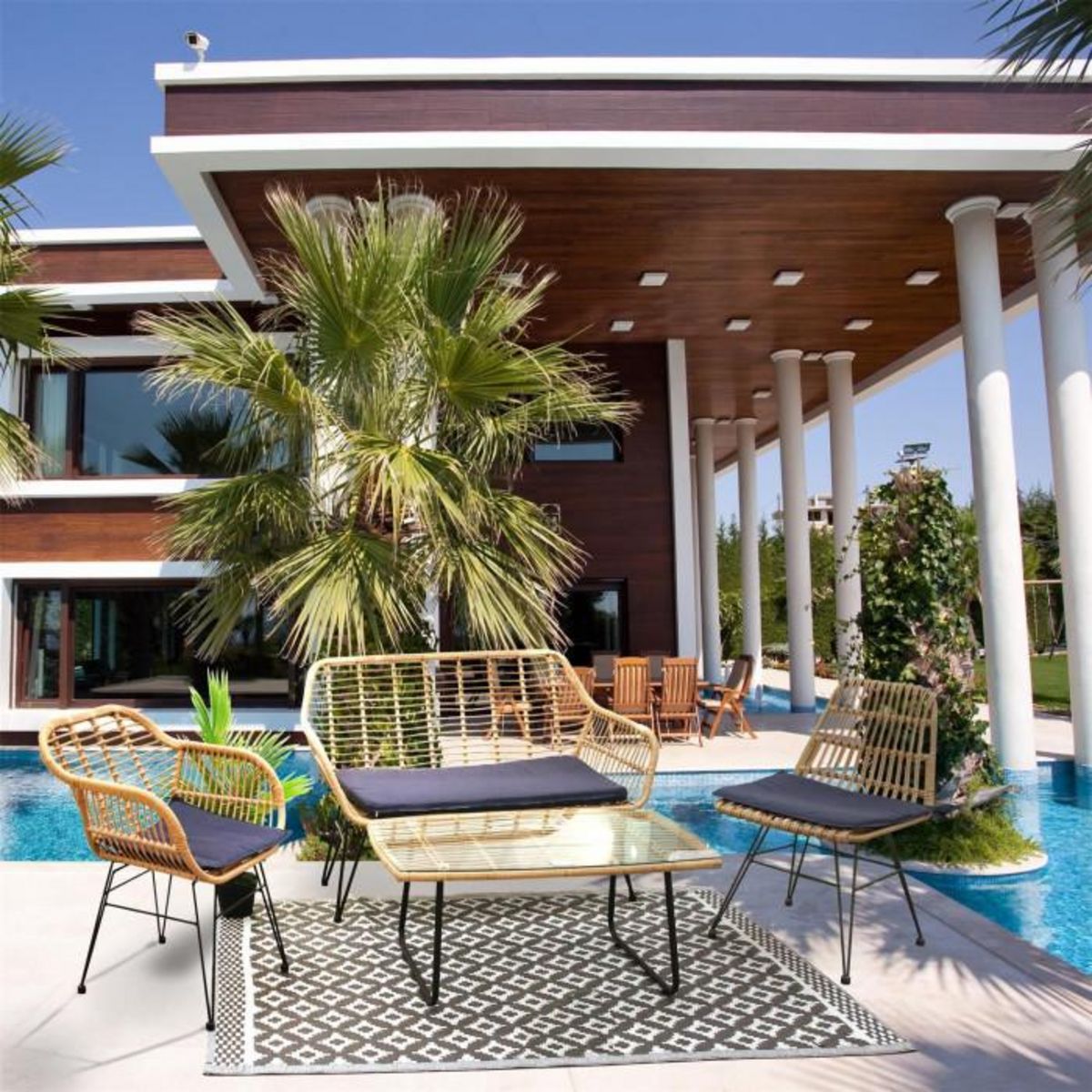 Paris Prix Table Basse Design  Surabaya  95cm Naturel