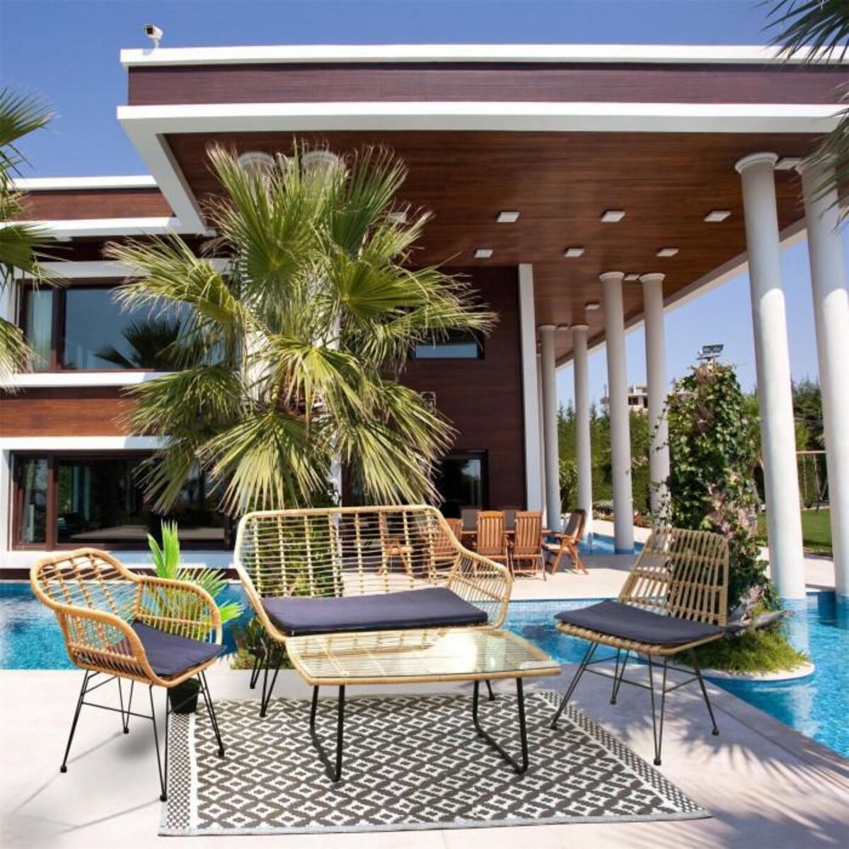 Paris Prix Table Basse Design  Surabaya  95cm Naturel