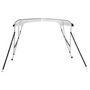 Voir la diapositive 5 : VIDAXL Toit bimini a 3 arceaux parois laterales 183x(154-167)x137 cm