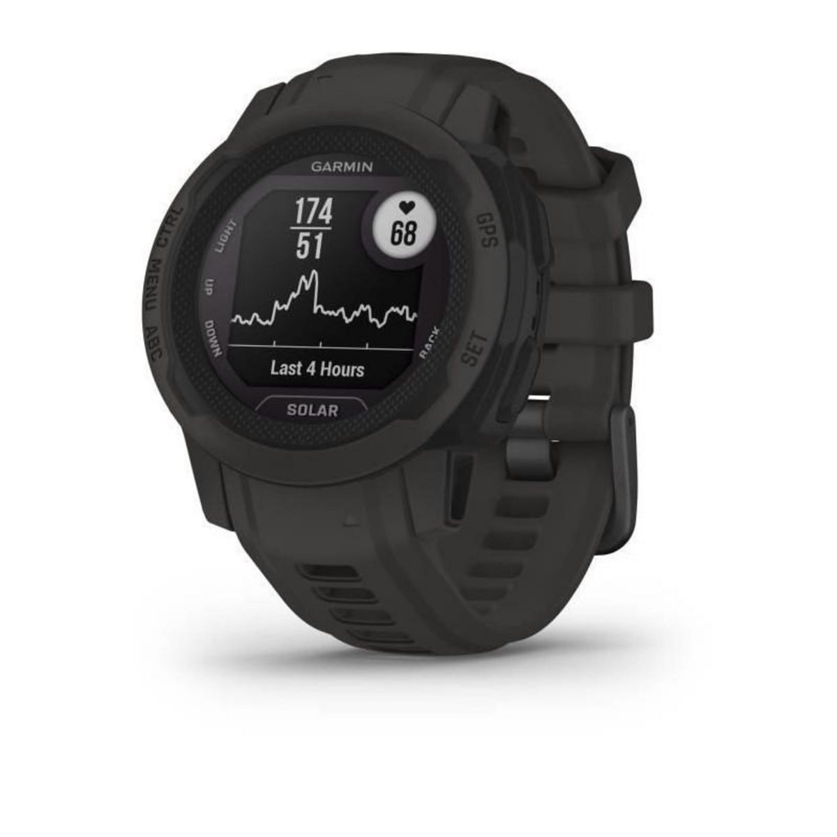 GARMIN Montre connectee - GARMIN - Instinct 2S Solar - Graphite