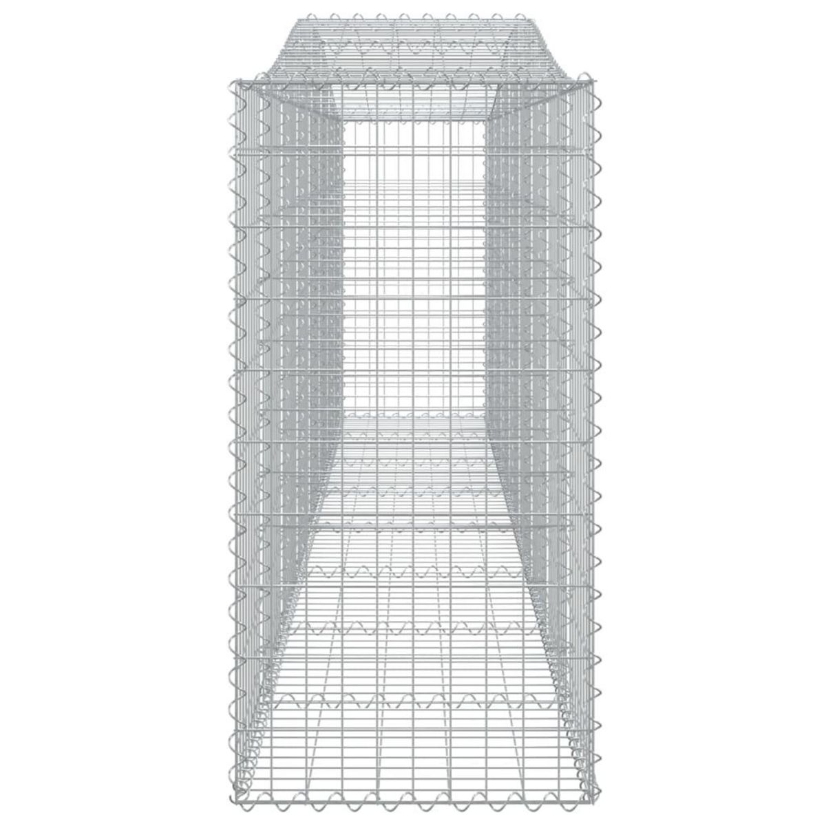 VIDAXL Panier de gabions arque 400x50x100/120 cm Fer galvanise