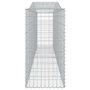 Voir la diapositive 4 : VIDAXL Panier de gabions arque 400x50x100/120 cm Fer galvanise