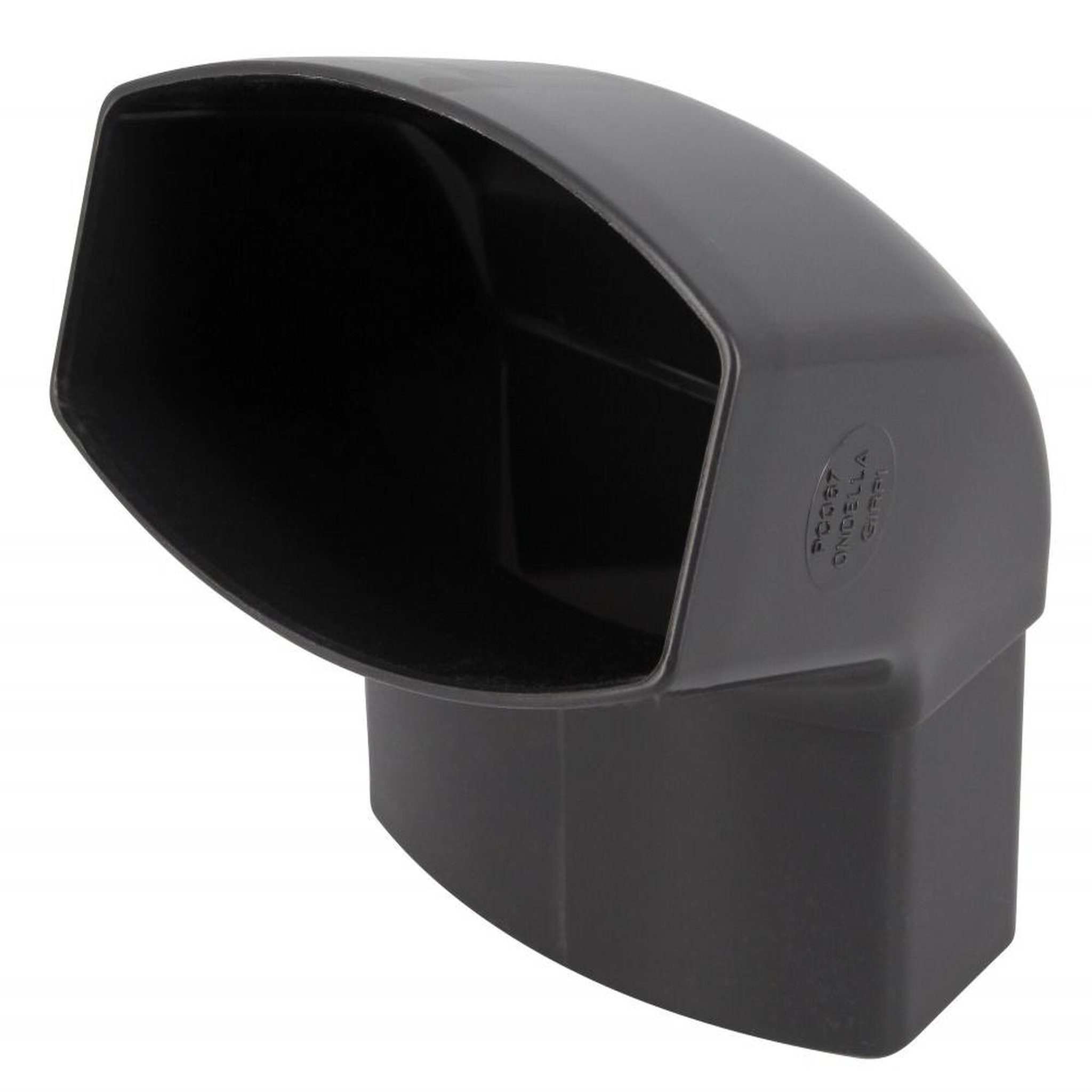 GIRPI Coude 67.3° mâle / femelle pour gouttière Pcua PVC