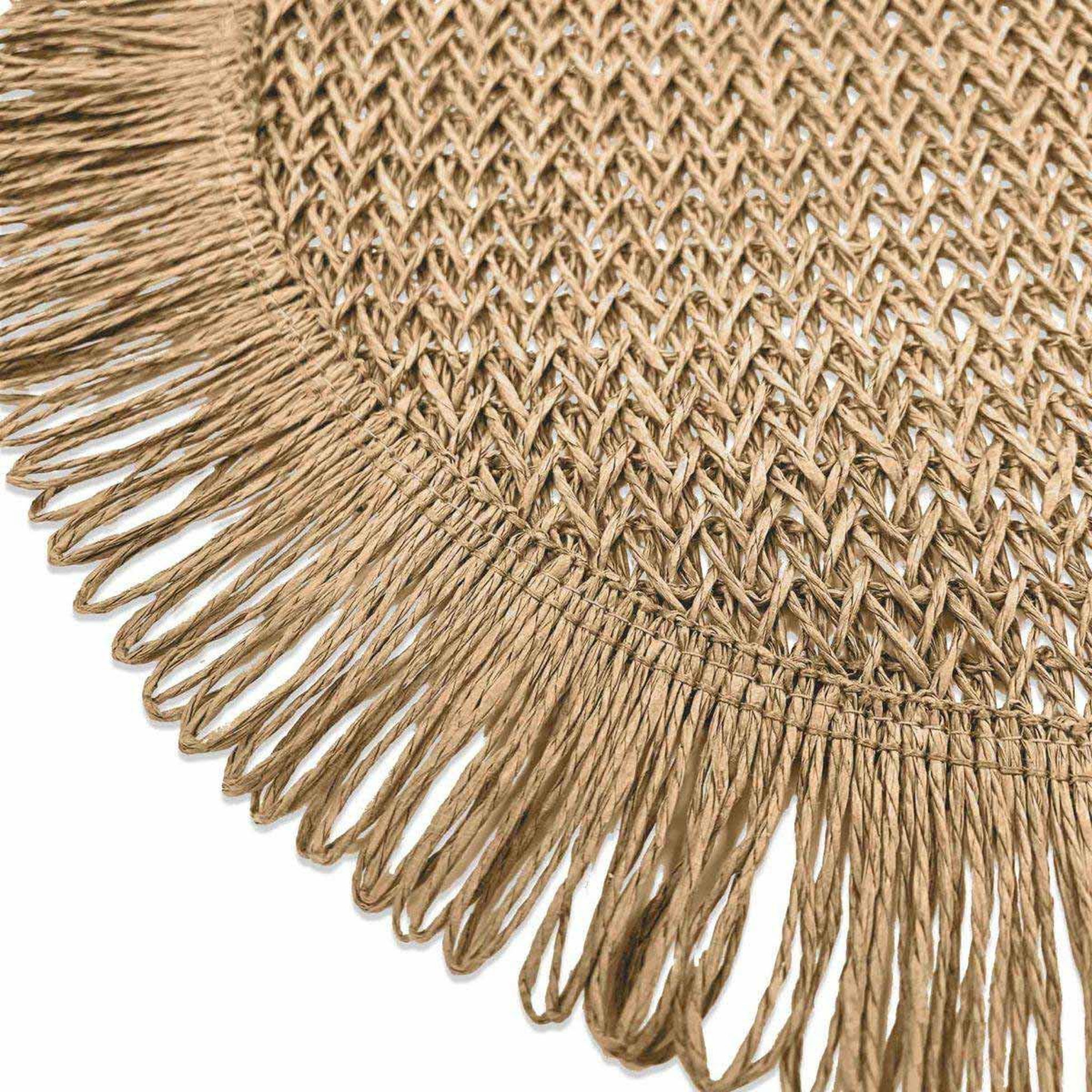 Voir la diapositive 2 : Douceur d'Intérieur Set de table en papier  pepita  38cm camel