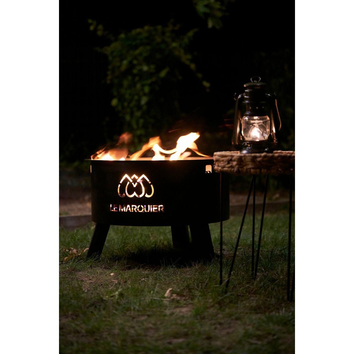 Le marquier Brasero avec couvercle Original noir