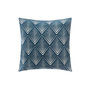 Voir la diapositive 1 : ATMOSPHERA Housse de Coussin  Chen Geo  40x40cm Bleu