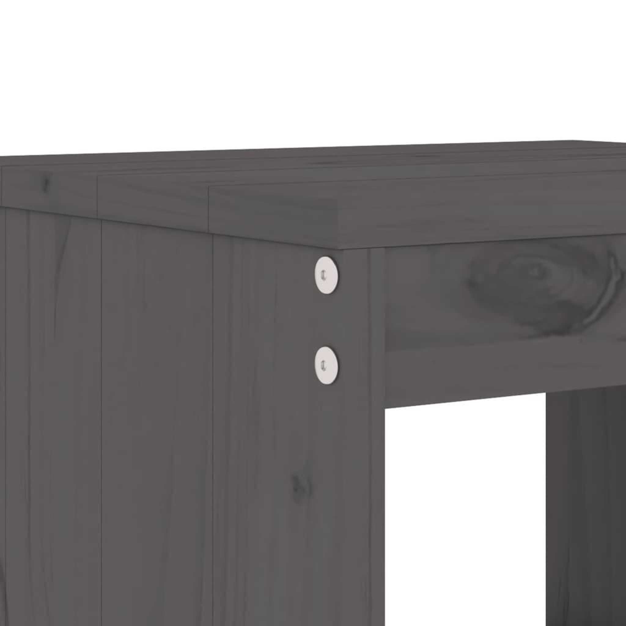 Voir la diapositive 5 : VIDAXL Ensemble de bar de jardin 5 pcs gris bois de pin massif